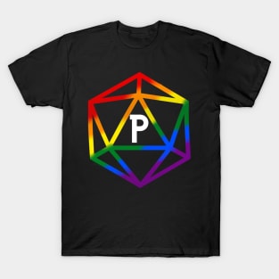 Pansexual Pride Rainbow Dice T-Shirt